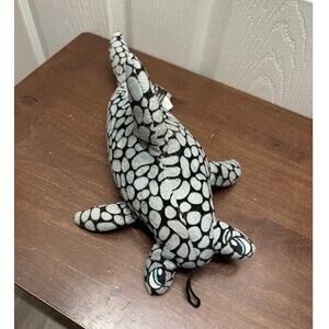 Bow-Wow Pet Products Hammerhead Shark Pebble Stone Camouflage Dog Toy ~13"